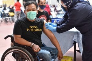 Read more about the article Ratusan Penyandang Disabilitas Ikuti Vaksinasi Massal Dosis Ke 2 Dompet Dhuafa Jabar