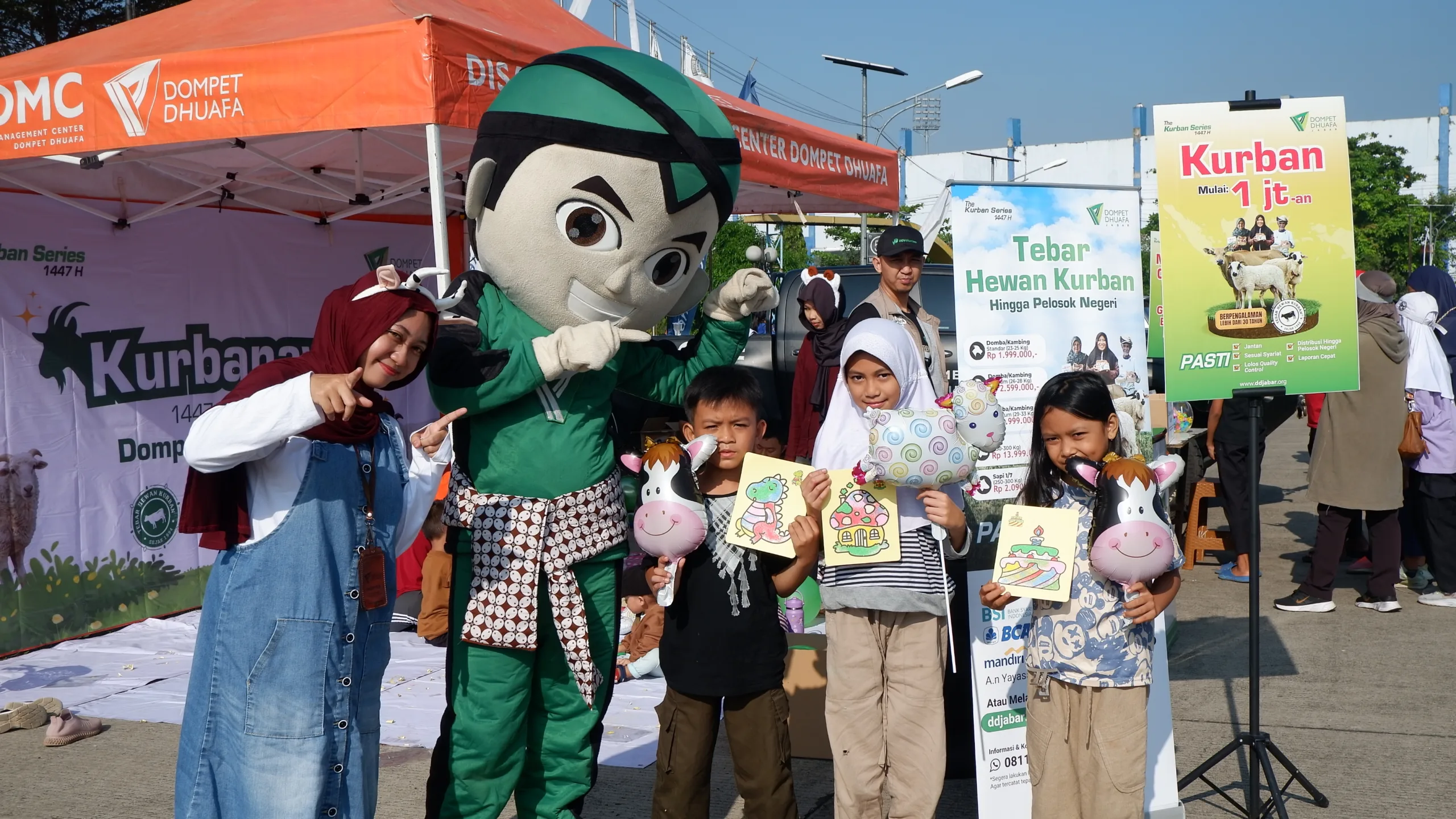 Dompet Dhuafa Jabar Gelar Kurbanaval: Syiar Ajakan Tebar Hewan Kurban Hingga Pelosok Negeri