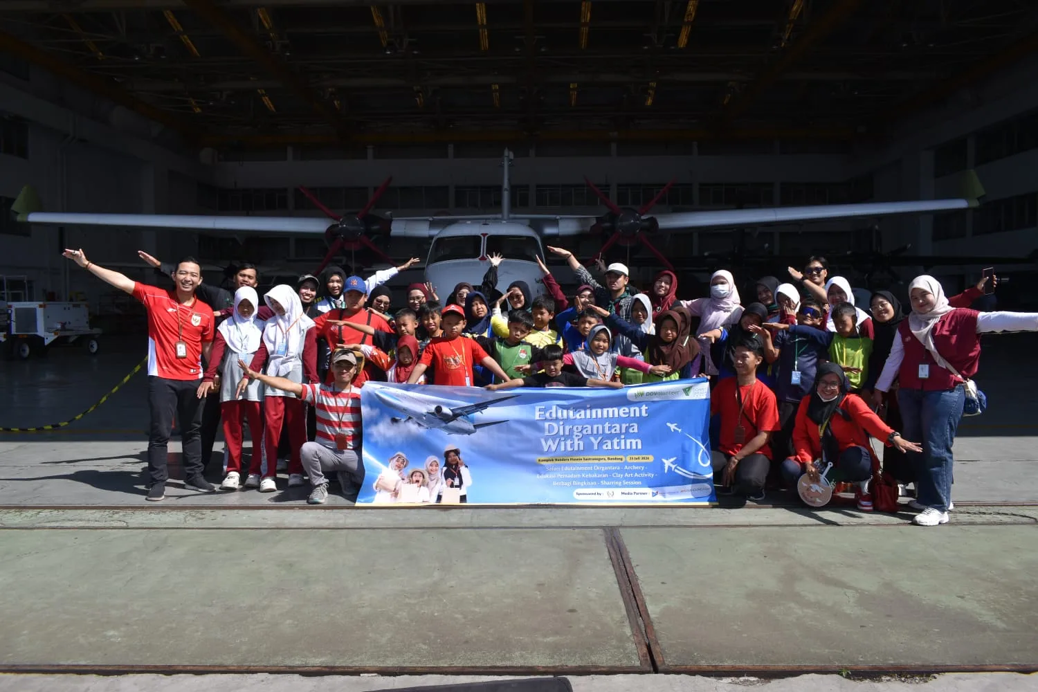 Dompet Dhuafa Jabar Gelar Program Edutainment Dirgantara with Yatim, Ajak Anak Yatim Berwisata Edukasi di PT Dirgantara Indonesia